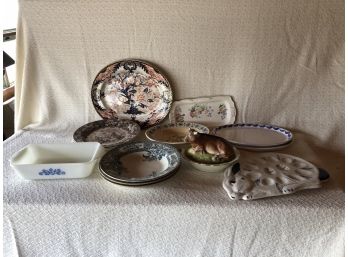 Lot Of Plates And Cookware