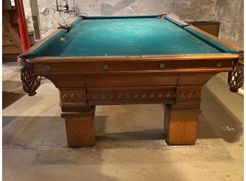 Large Vintage  Pool Table (read Description)