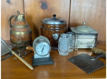 Bundle Of Fabulous Antique Kitchen And Barware