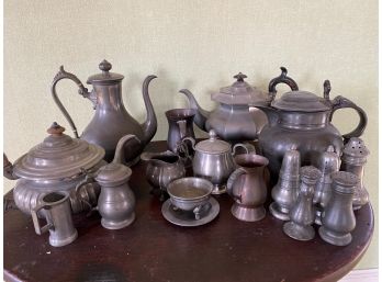 Exceptional Collection Of Pewter