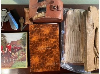 Vintage English Fox Hunting Apparel And Accessories