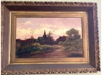 Unsigned Oil Painting Circa 1890 In Original Frame