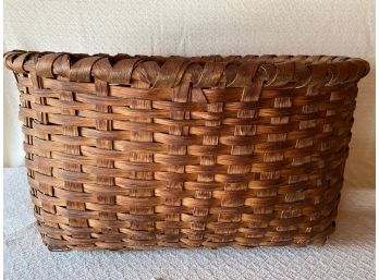 Large Shaker Style Antique Woven Basket