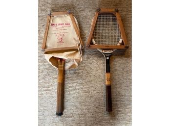 Vintage Wright And Ditson Tennis Rackets