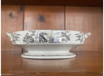 Vintage English China Transferware Meat Serving Platter