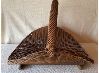 Antique Flower Gathering Basket