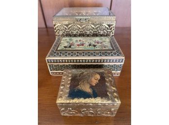 Vintage Decorative Keepsake Boxes