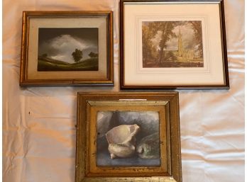 Collection Of Vintage Framed Artwork