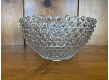 Vintage Hobnob Glass Bowl