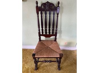 Elegant Hand Carved Antique Chair