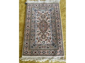 Small Wool Hand-knotted Area Rug