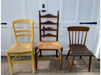 Bundle Of Shaker Style Occasional Chairs