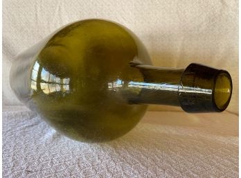 Large Antique Demijohn Wine Bottle