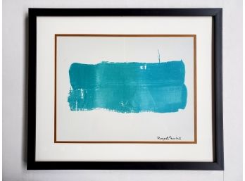 Modern Framed  Signed Abstract Art