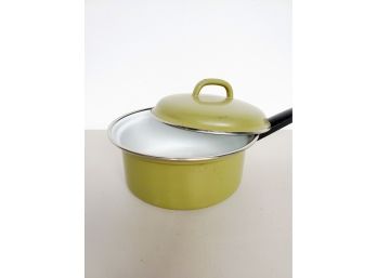 Italian Made Mid Century Enamel Sauce Pan