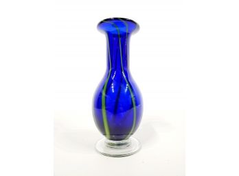 Vibrant 9' Art Glass Vase