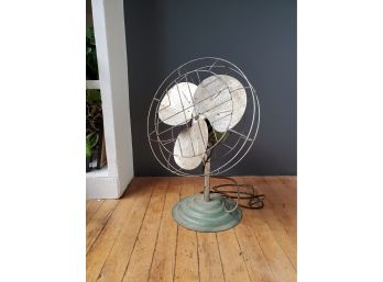 Large Working Mid Century Floor Fan