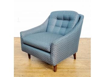 Vintage Mid Century Upholstered Club Chair