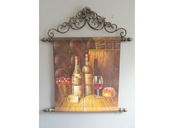 Wall Scroll Still Life Painting