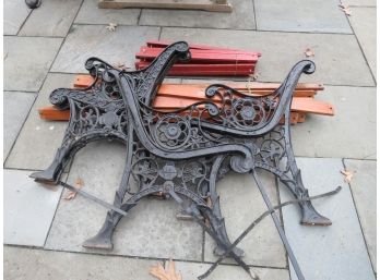 2 Wrought Iron Benches