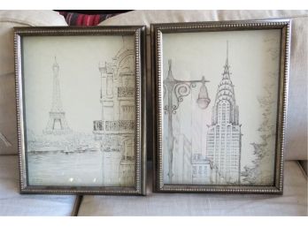 Pair Of Architectural Prints