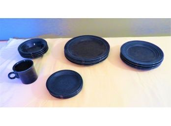 Collection Of Cobalt Blue Fiesta Dinnerware