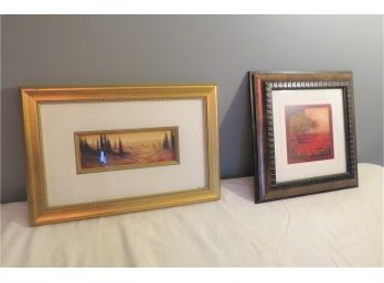 2 Framed Landscape Prints