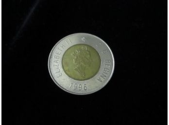 1996 Canadian $2 Coin, Bi-Metal, Lot 2