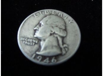 1946 P U.S Washington Silver Quarter