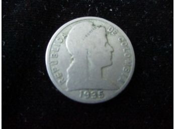 1935 Colombia 5 Centavos