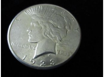 1923 S U.S. Peace Silver Dollar