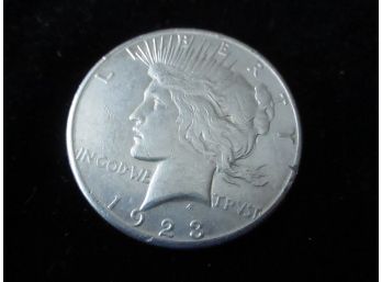 1923 S U.S. Peace Silver Dollar