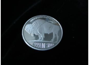 U.S. Buffalo/Indian Head 1 Troy Oz .999 Silver Coin