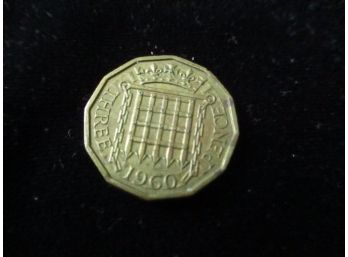 1960 Great Britain 3 Pence Coin