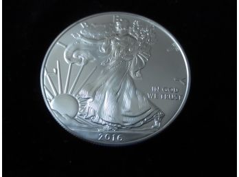 2016 U.S. Eagle Silver Dollar, 1 Oz., .999