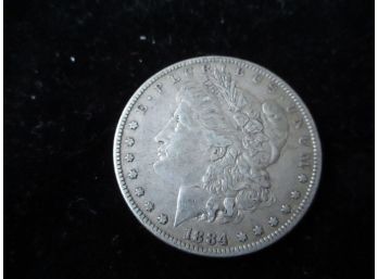 1884 P U.S. Morgan Silver Dollar