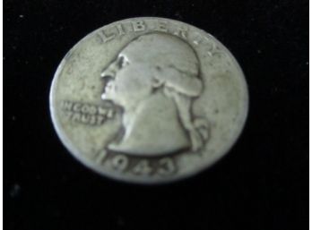 1943 P U.S Washington Silver Quarter