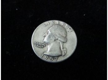 1957 P U. S. Washington Silver Quarter