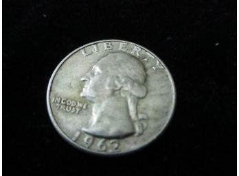 1962 D U. S. Washington Silver Quarter