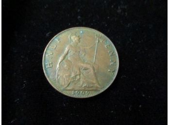 1909 British Large Half Penny