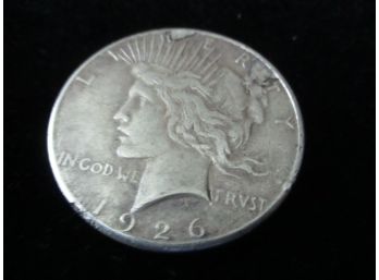 1926 P U.S. Peace Silver Dollar