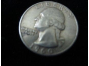 1960 P U. S. Washington Silver Quarter