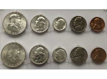 Beautiful Set Of 1960 Proof Silver Coins