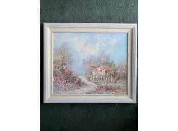 Stunning French Impressionist Oil Painting By Marie Charlot, Signed! Great Texture & Color