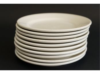 10 Homer Laughlin Dinner Plates ( Commercial Grade Dinnerware )