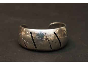 Mexican Sterling Cuff Bracelet - Marked 925