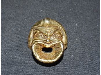 Vintage Funny  Face Brooch