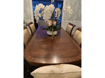 Safavieh Mahogany Dining Room Table With Upholstered Chairs (See All Pictures)