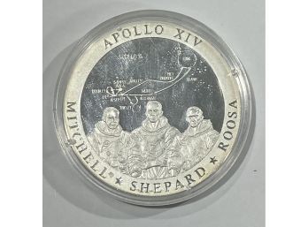 Apollo XIV Moon Landing  .999 Fine Silver Bullion Coin