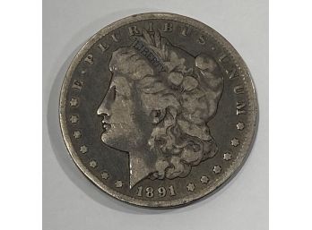 1891 - CC Morgan Silver Dollar